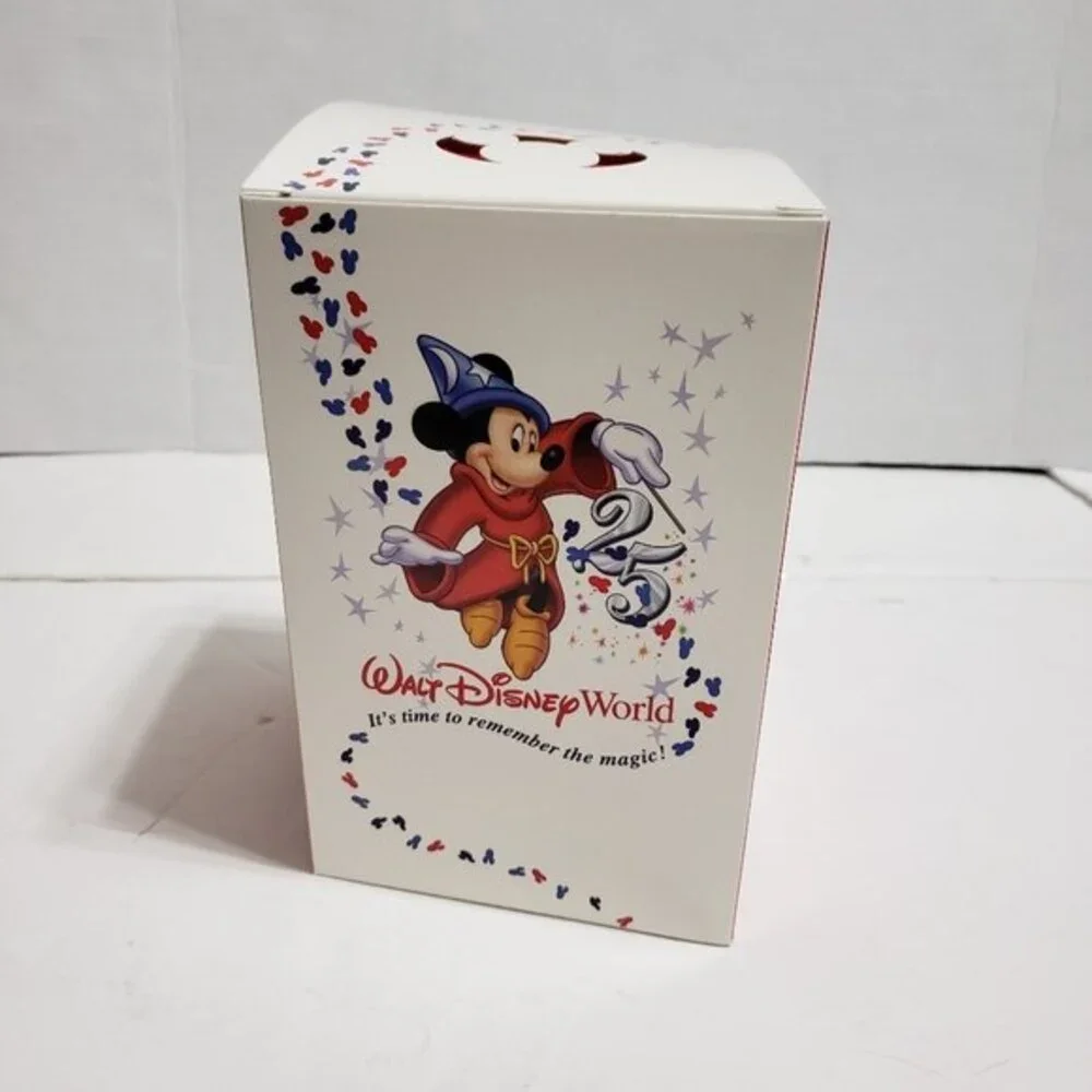 Walt Disney World Lot of 5 Collectible Gift Boxes 25th Anniversary Logo Mickey